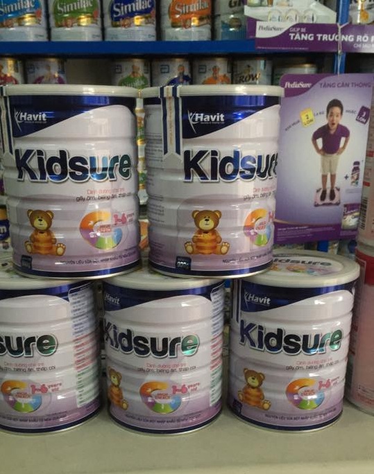 Sữa Kidsure dành cho trẻ suy dinh dưỡng